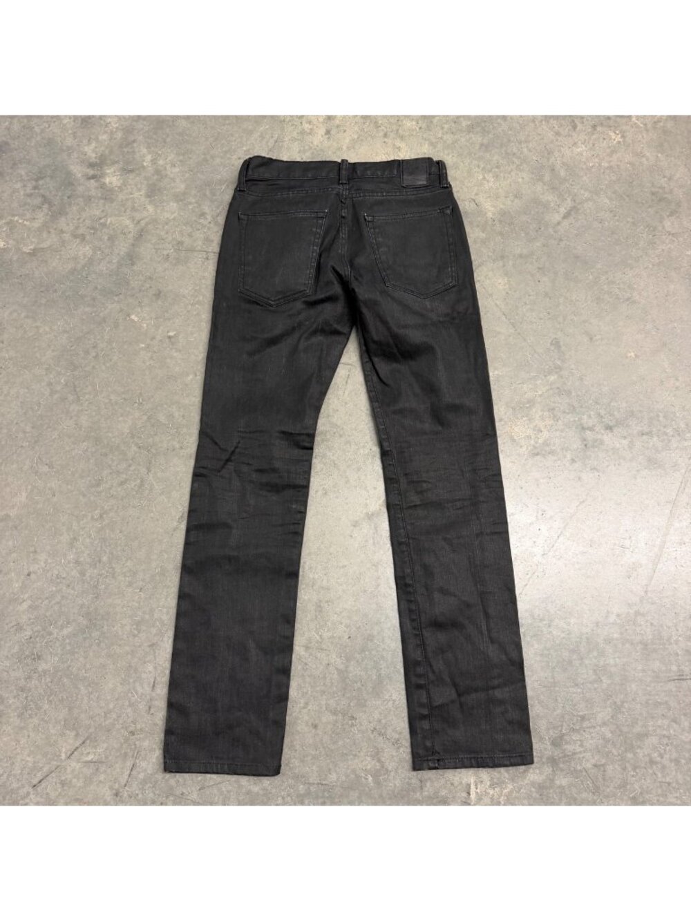 Waxed Hedi Style Gap 1969 Mens Black Skinny Jeans Size 28